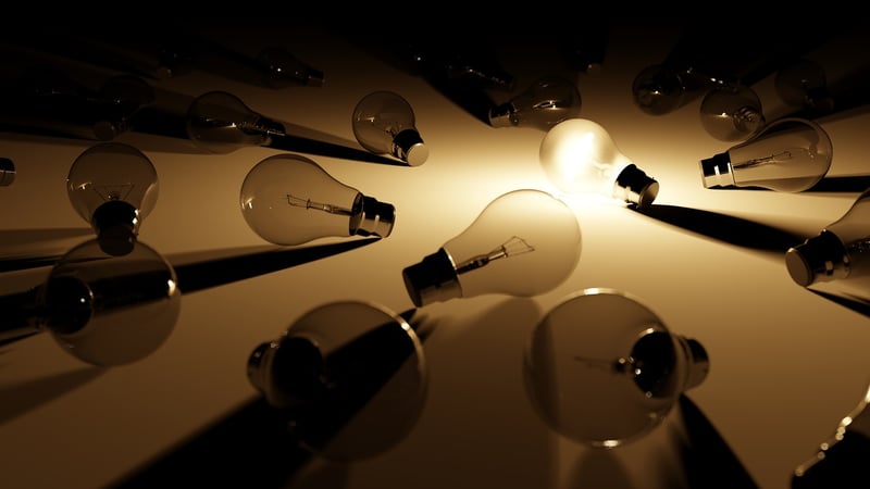 Glass Bottle Lamp